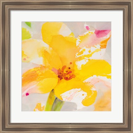 Framed Bright Tulips III Print