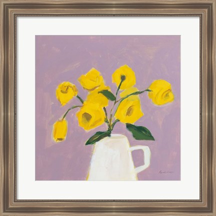 Framed Sweet Yellow Print