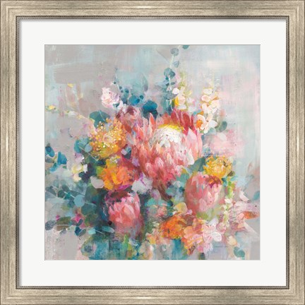 Framed Protea Bouquet Print