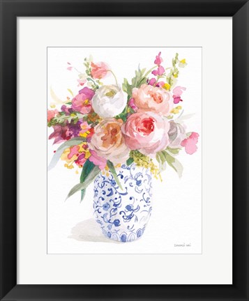 Framed Sunday Bouquet I Print