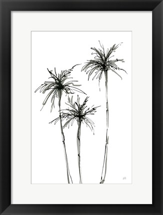 Framed Shadow Palms IV Print