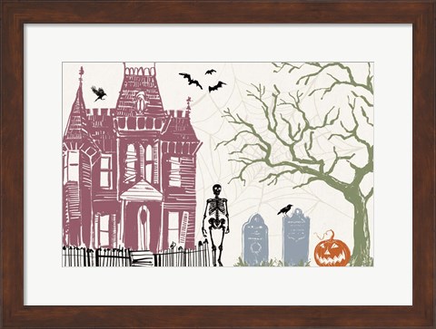 Framed Haunted I Color Print