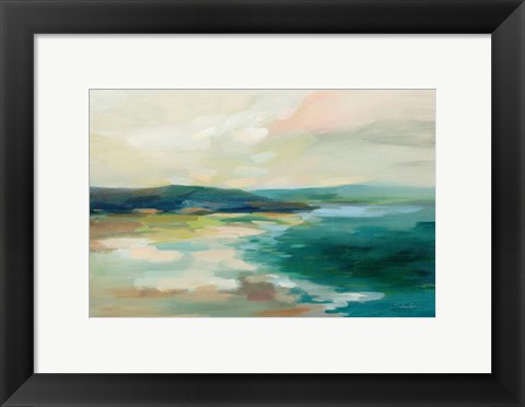 Framed Pastel Lake Print