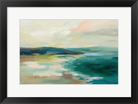 Framed Pastel Lake Print