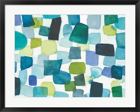 Framed Toggle Blocks Print