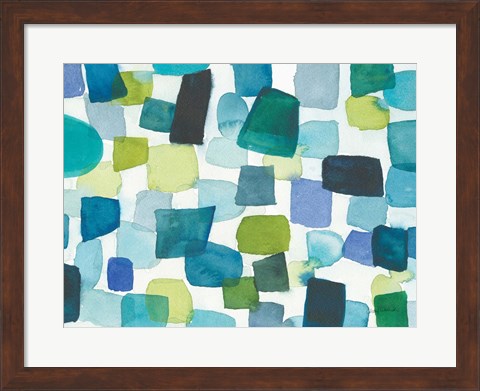 Framed Toggle Blocks Print