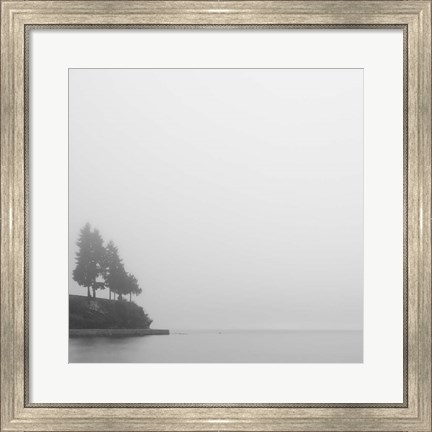 Framed Foggy Coast 1 Print