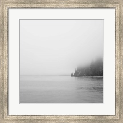 Framed Foggy Coast 2 Print