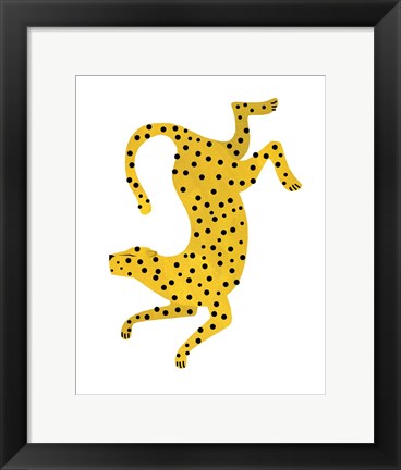 Framed Dotted Cheetah Print