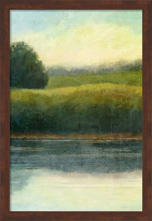 Framed Riverbank 1 Print