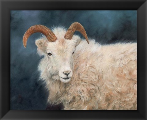 Framed Mountain Goat 2 Print