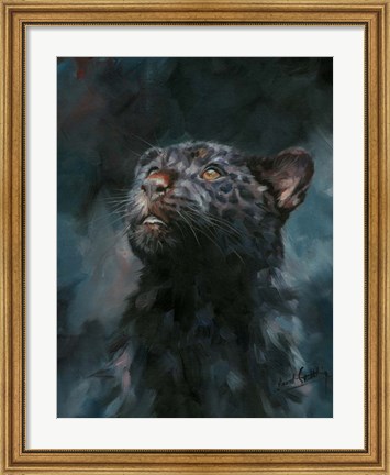 Framed Black Panther Print