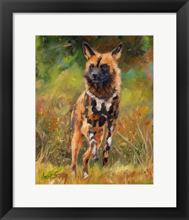 Framed Wild Dog 2 Left Print