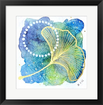 Framed Abstract Botanical 1 Print