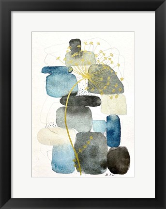 Framed Abstract Botanical 3 Print