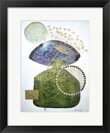 Framed Abstract Botanical 4 Print