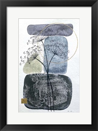 Framed Abstract Botanical 5 Print