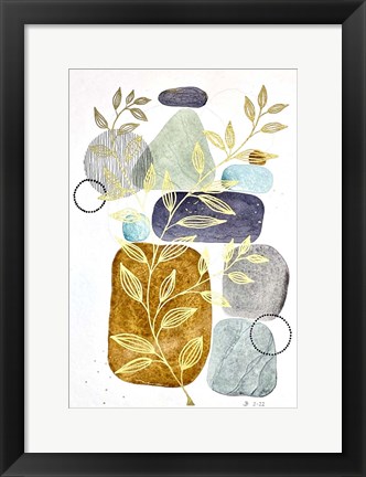 Framed Abstract Botanical 7 Print