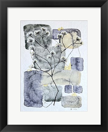 Framed Abstract Botanical 9 Print