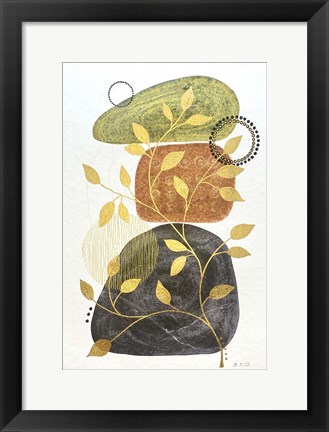 Framed Abstract Botanical 11 Print