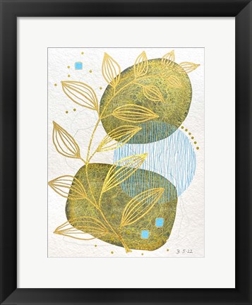 Framed Abstract Botanical 12 Print