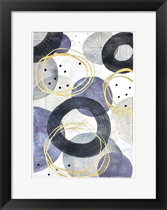 Framed Abstract Botanical 18 Print