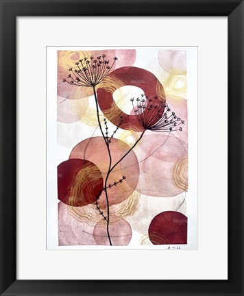 Framed Abstract Botanical 19 Print