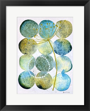 Framed Abstract Botanical 20 Print