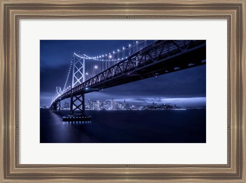 Framed Bay Bridge Print