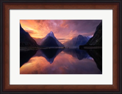 Framed Milford Sound Print