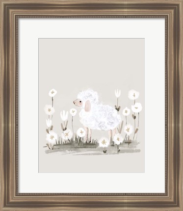 Framed Lamb Print