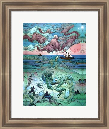 Framed Under the Sea Print