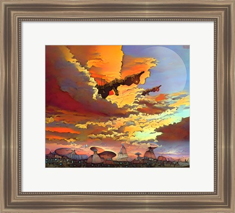 Framed Red Sky Print