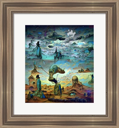 Framed Blue Horizon Print