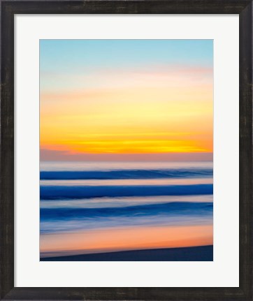 Framed Blurred Sunset Print