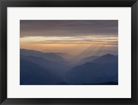 Framed Last Rays Print