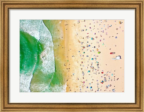 Framed Above the Beach Print
