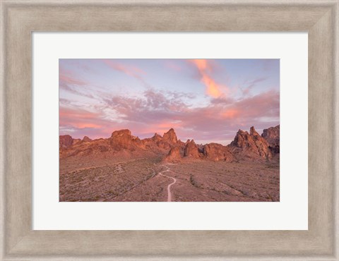 Framed Kofa Sunset Print