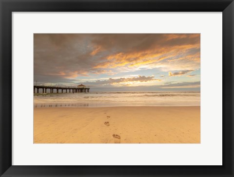 Framed Footprints Print