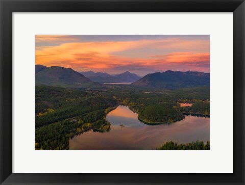 Framed Sky on Fire Print