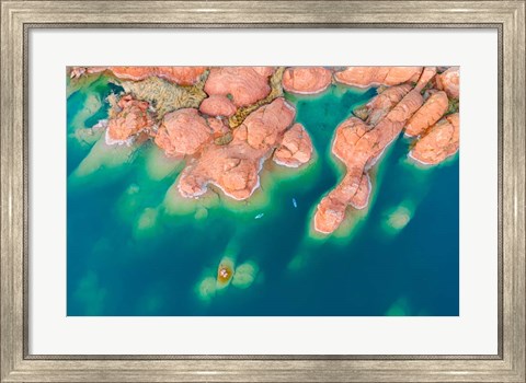 Framed Coastline Print