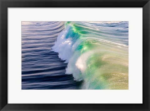 Framed Ocean Waves Print