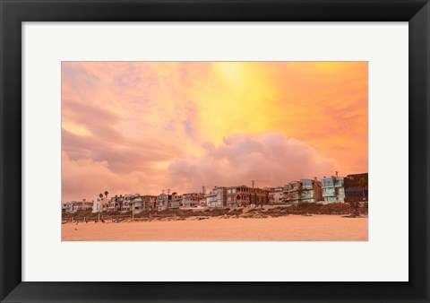 Framed Along the Beach Print