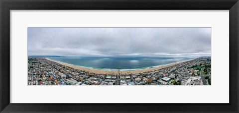 Framed Beach Pano Print