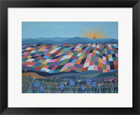 Framed Colorful Sunrise Print