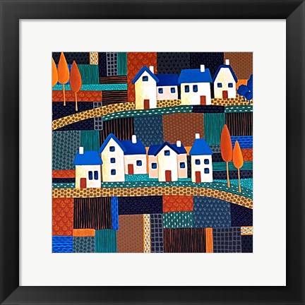 Framed Pawlet Village Print