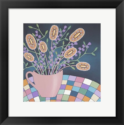 Framed Flowers in Mug 2 Print