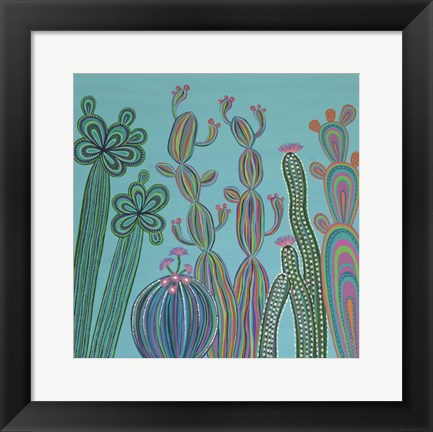 Framed Cacti Print