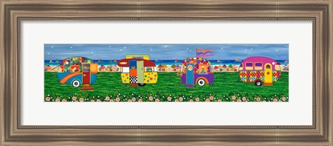 Framed Happy Camping! Print