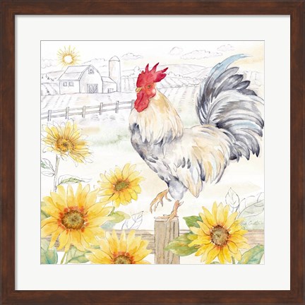 Framed Good Morning Sunshine II Print